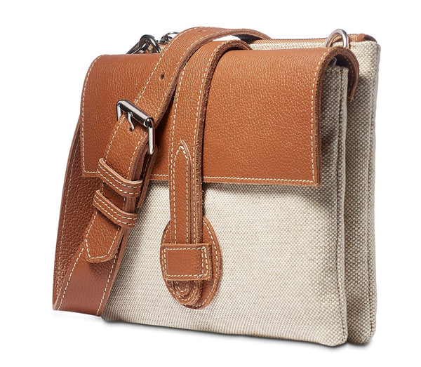 Leanne crossbody- cognac