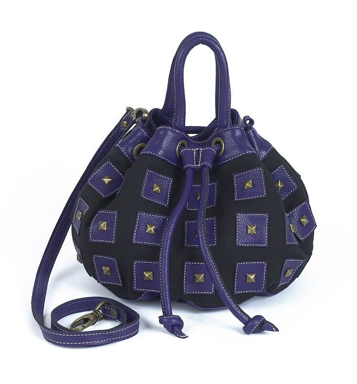 Purple bucket bag cheap
