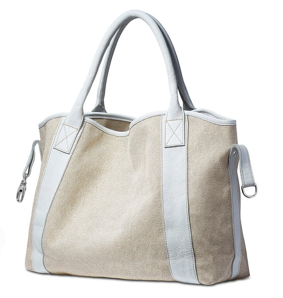 Michelle Tote - White