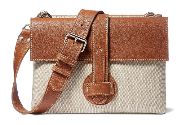 Leanne crossbody- cognac