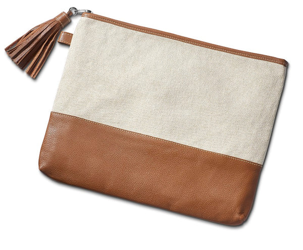 Agatha Clutch- Brown