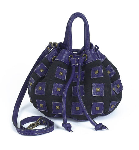 Carla Bucket Bag- purple